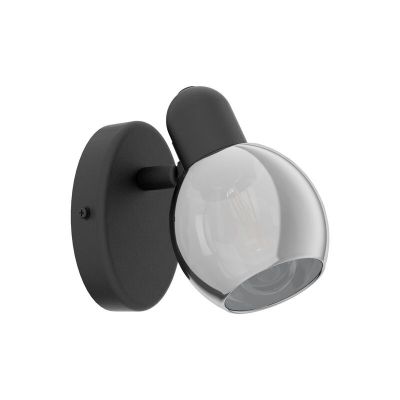 Faretto da soffitto nero in acciaio, Ritchy
