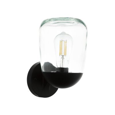 Lampada da esterno nera in alluminio, Kerwin, IP44