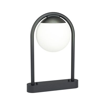 Lampada da esterno nero in acciaio, Lynne, IP44