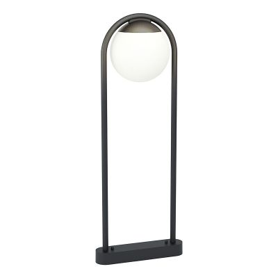 Lampada da esterno nero in acciaio, Lynne, IP44