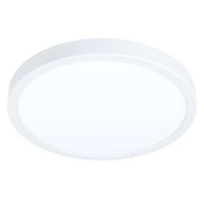 Plafoniera smart bianca in plastica, Geraldo, 19,5W, bianco regolabile tra caldo e freddo LED, IP44