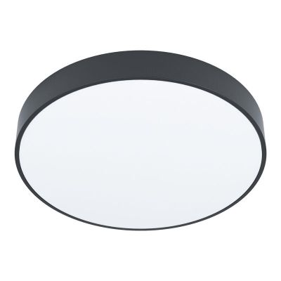 Faretto da superficie nero in acciaio, Zippora, 18W, colore regolabile LED