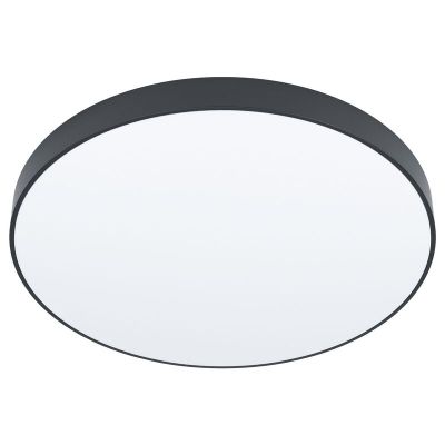 Faretto da superficie nero in acciaio, Zippora, 24W, colore regolabile LED