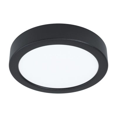 Lampada da soffitto nera in acciaio, Pascale, 10W, 3000K LED