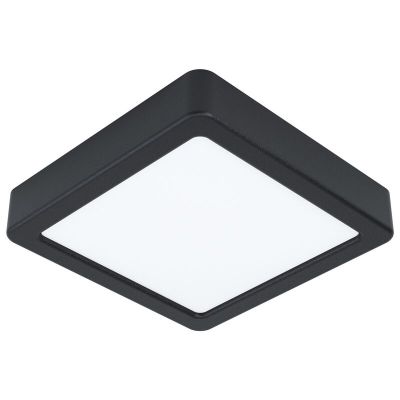Lampada da soffitto nera in acciaio, Pascale, 10W, 4000K LED