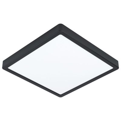 Lampada da soffitto nera in acciaio, Pascale, 20W, 4000K LED