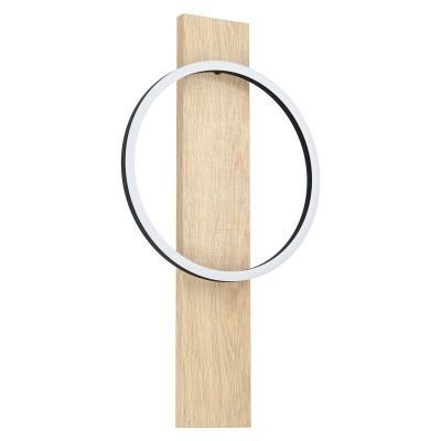 Applique da parete in legno marrone, Annebel, 12W, 3000K LED