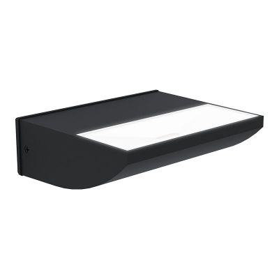Lampada da esterno nera in alluminio, Samuel, 10,5W, 3000K LED, IP44