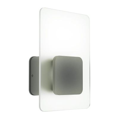 Lampada da esterno antracite in plastica, Lutske, 10W, 3000K LED, IP44