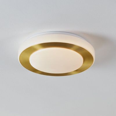 Lampada da soffitto da bagno dorata in plastica, Amina, 3,6W, 3000K LED, IP44