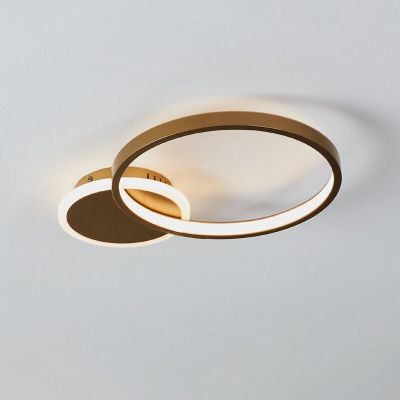 Lampada da soffitto dorata in alluminio, Sivan, 15W, bianco regolabile tra caldo e freddo LED, dimmer in 3 fasi
