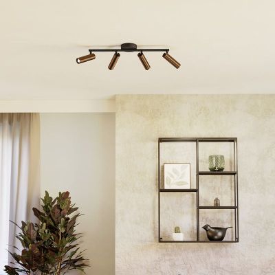 Faretto da soffitto di bronzo in acciaio, Valproto, 5W, white switch LED
