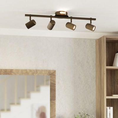 Faretto da soffitto di bronzo in acciaio, Montemurro, 3,7W, white switch LED