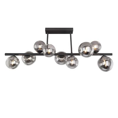 Lampada da soffitto nera in vetro, Melinda