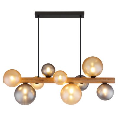 Lampada a sospensione multicolore in vetro, Melinda