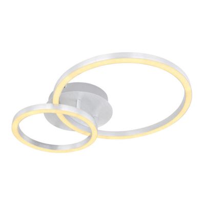 Plafoniera bianca metallo, Palica, 18W, 3000K LED