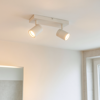 Faretto da soffitto bianco moderno, Ciara, IP44