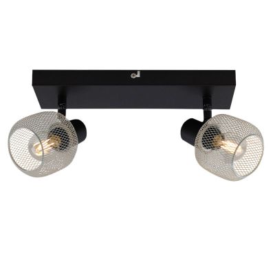 Faretto da soffitto grigio industriale, Emado