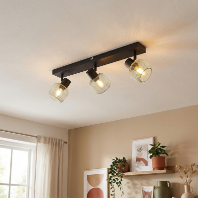 Faretto da soffitto grigio industriale, Emado