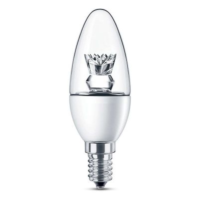 Lampadina LED Rona E14, Trasparente, 2700k, 4,9w