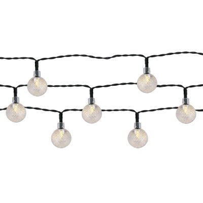 Illuminazione da giardino solare 30 LED bianco caldo