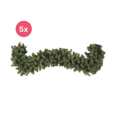 5x ghirlanda 540 cm, spessore 40 cm, 70 LED, collegabili
