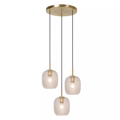 Lampada a sospensione retrò dorata, Alicent