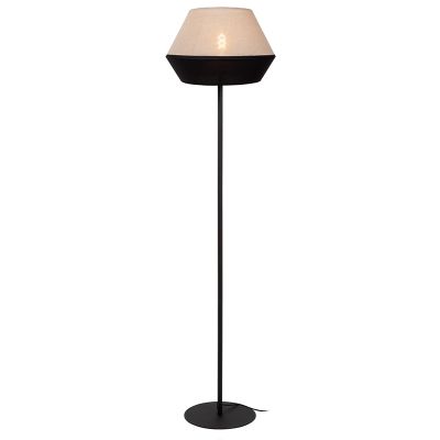 Lampada da terra moderna beige, Kala, con interruttore