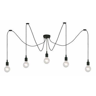 Lampada a sospensione moderna nera, Fix