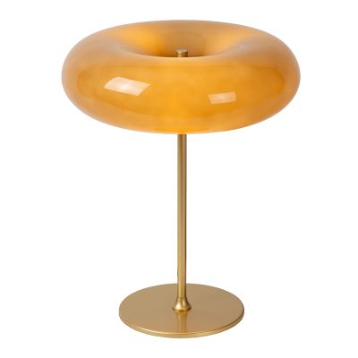 Lampada da tavolo retrò tortora, Sentino, con interruttore