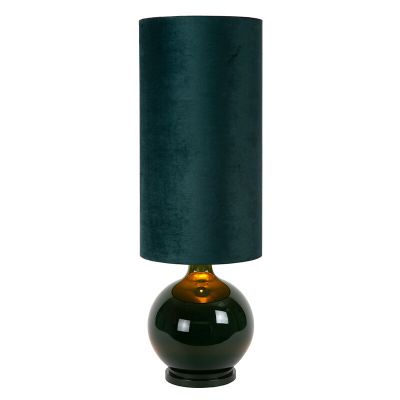 Lampada da terra retrò verde, Esterad, con interruttore