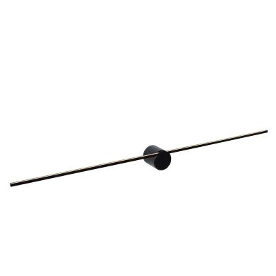 Applique da parete moderna nera, Mizar, 10W, 2700K LED, IP44