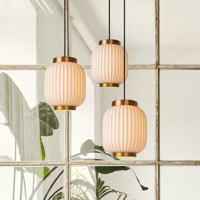 Lampada a sospensione in ceramica dorata, Gosse