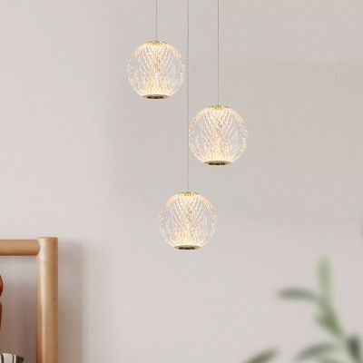 Lampada a sospensione design dorata, Cintra, 4,7W, 2700K LED
