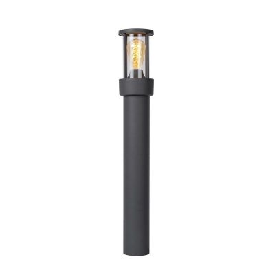 Lampione da giardino con sensore crepuscolare moderno antracite, Lori, IP44