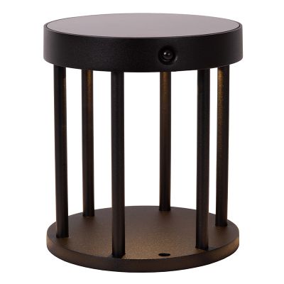 Lampada da tavolo solare moderna nera, Jackson, 2W, 2700K LED, IP54