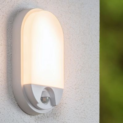 Applique per bagno moderna bianca, Hups Ir, 10W, 3000K LED, IP54