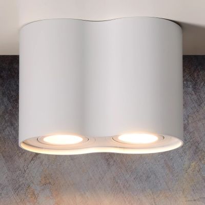 Faretto da soffitto moderno bianco, Tube