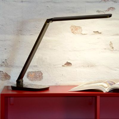 Lampada da scrivania moderna nera, Vario, 8W, 2700K LED