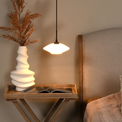 Lampada a sospensione moderna bianca, Trevor