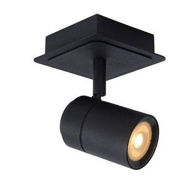 Faretto da soffitto per bagno moderno nero, Lennert, IP44