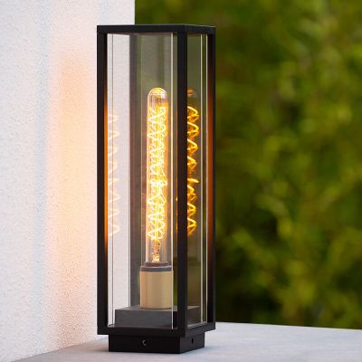 Lampada da esterno classica nera, Laurens, IP54