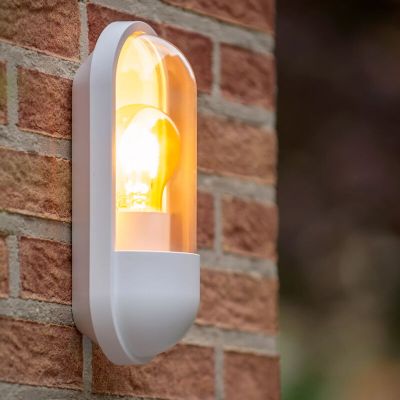 Lampada da esterno classica bianca, Capsule, IP54