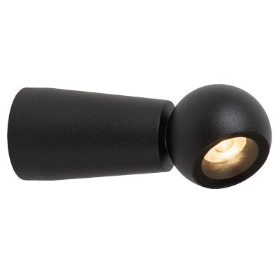 Lampada da esterno moderna nera, Ipsos, 5W, 2700K LED, IP54