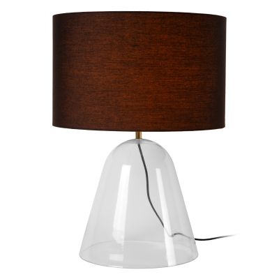 Lampada da tavolo moderna nera, Campana, con interruttore