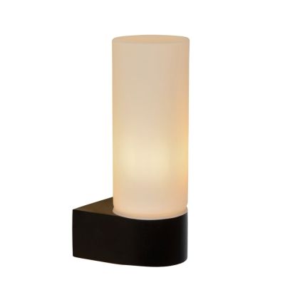 Applique da parete classica nera, Jesse, IP44