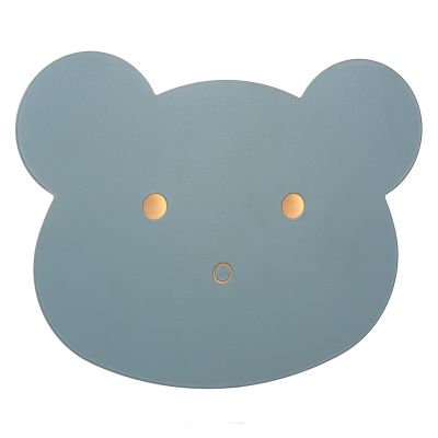 Applique da parete per bambini moderna blu, Charlie, 5W, dim to warm LED, controllo touch
