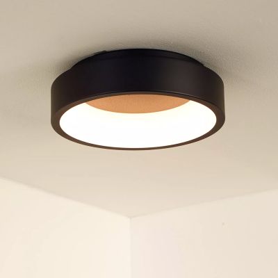 Plafoniera moderna nera, Talowe, 20W, 3000K LED