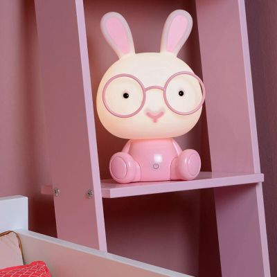 Lampada da tavolo per bambini rosa, Dodo Rabbit, 3W, 4000K LED