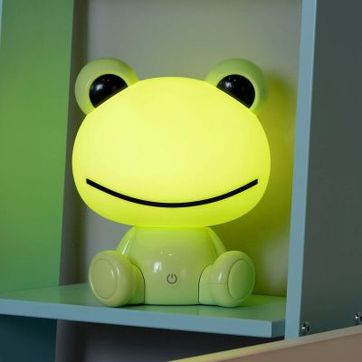 Lampada da tavolo per bambini verde, Dodo Frog, 3W, 4000K LED
